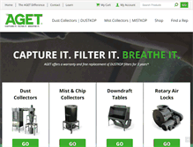 Tablet Screenshot of agetmfg.com